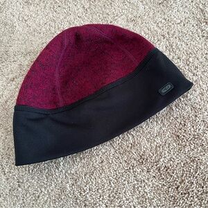 Stylish Maroon and Black Beanie